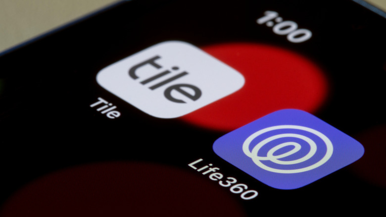 Life360 and Tile app
