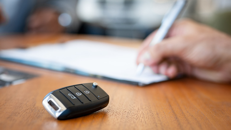 Signing a lease