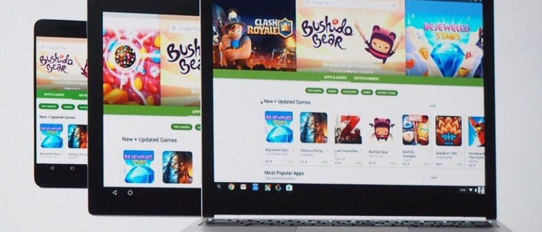 Android apps on Chrome OS