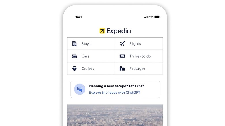 ChatGPT travel planner Expedia