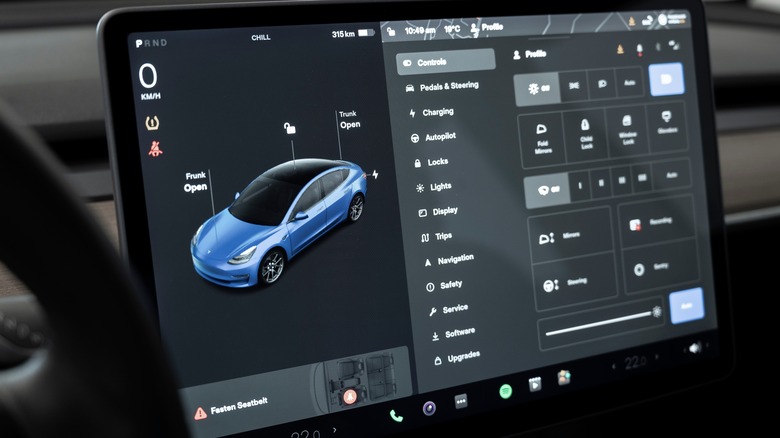 Tesla settings