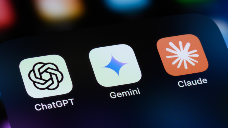 App icons on phone screen