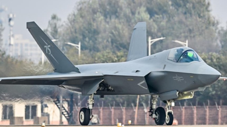 J-35 on the ground