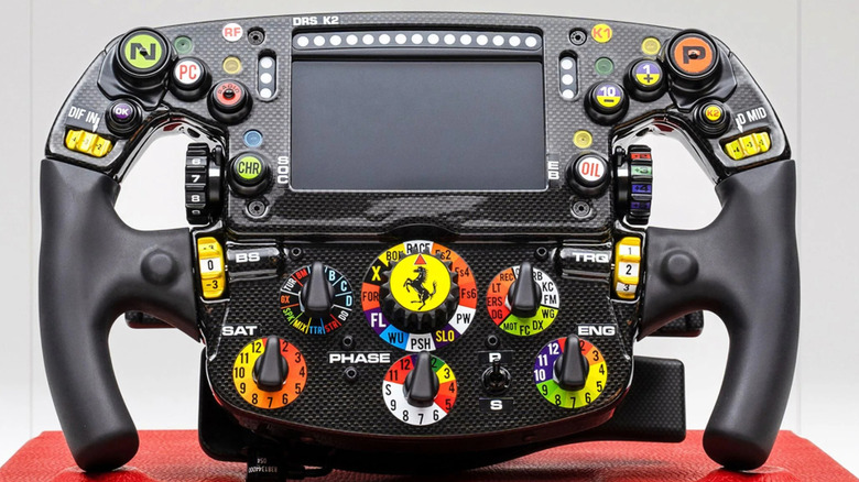 Ferrari F1-75 Formula One steering wheel
