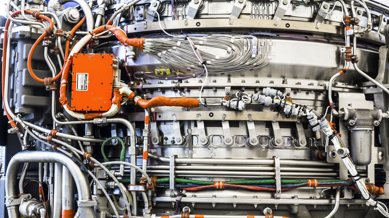 Exterior of an F135 Jet Engine used in the F-35 Lightning II b