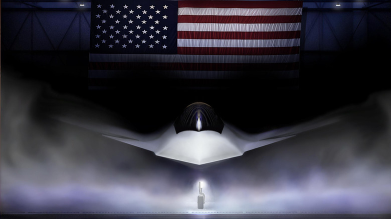 artist rendering of the f-47 fighter