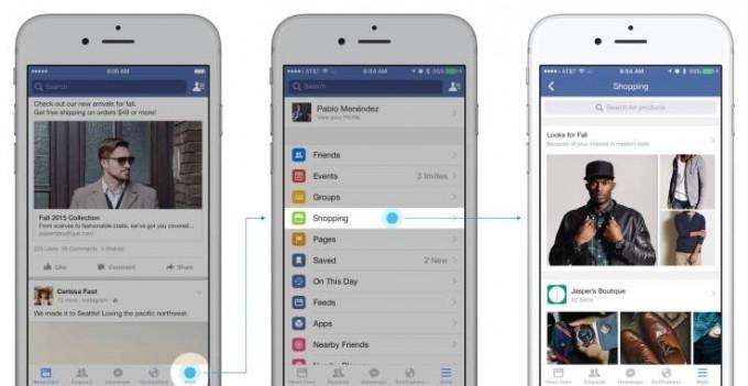 Facebook adds dedicated shopping feed to mobile app