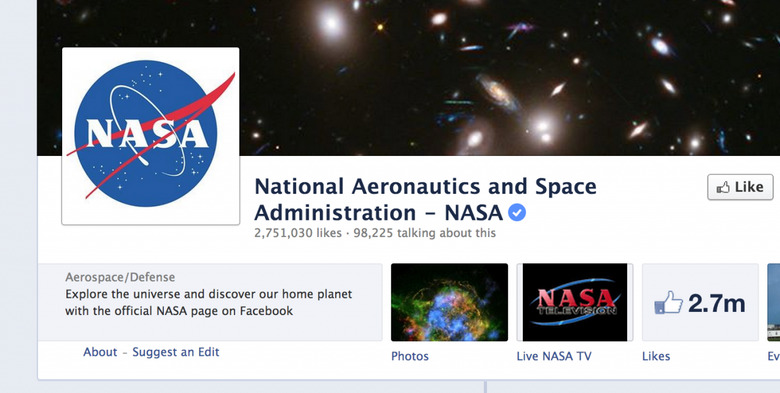 nasafacebook