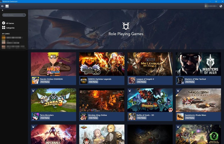 Facebook officially announces Gameroom, its PC Steam competitor