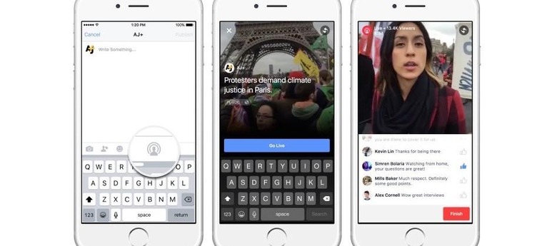 Facebook live streaming rolls out to verified Pages