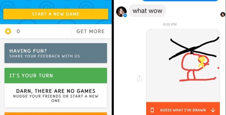 Facebook Messenger's First Game Is Called Doodle Draw - SlashGear