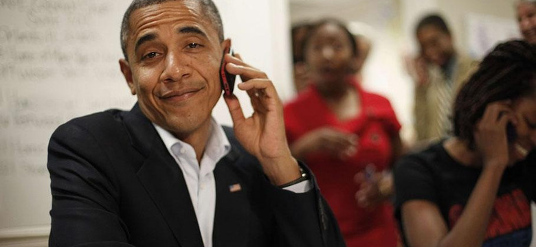 obama on the phone
