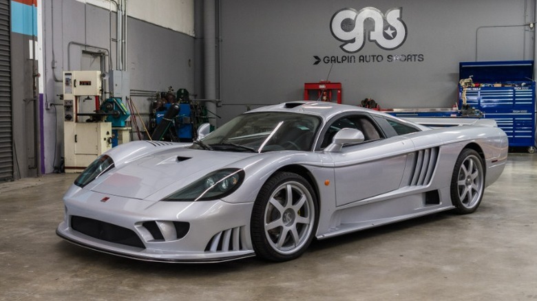 Saleen S7 on the shop floor