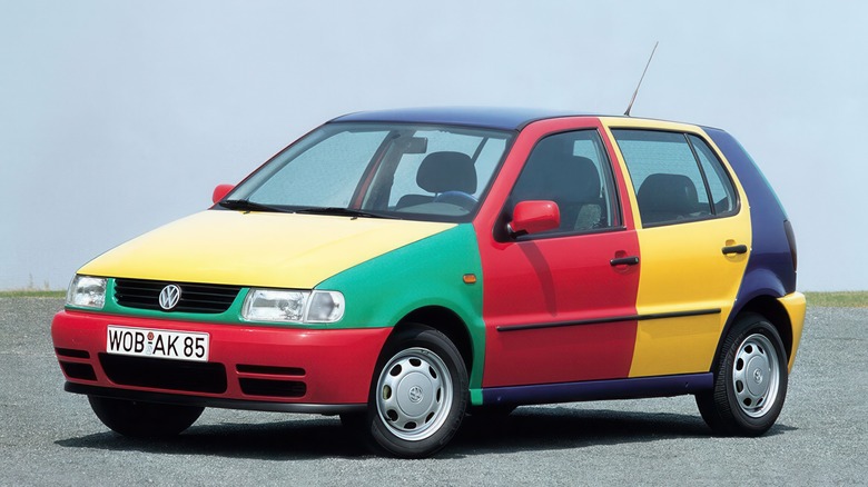 1994 Volkswagen Polo Harlequin front 3/4 view