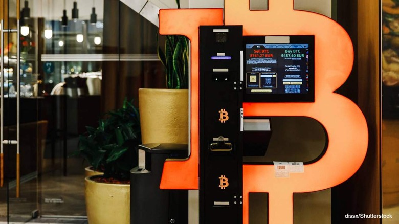 Bitcoin ATM in mall