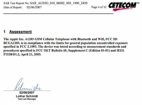 iPhone FCC approval