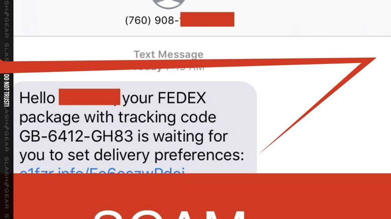 Is that text message about your FedEx package really a scam?