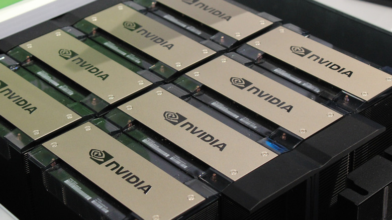 A server with Nvidia H200 GPU,