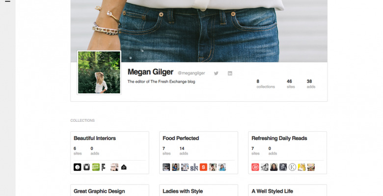 Feedly goes social with collection sharing & public profiles