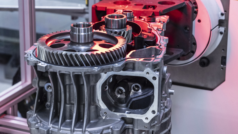 Ferrari Elettrica motor components