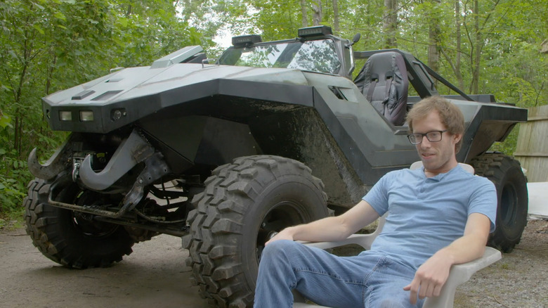 Bryant Havercamp with Warthog