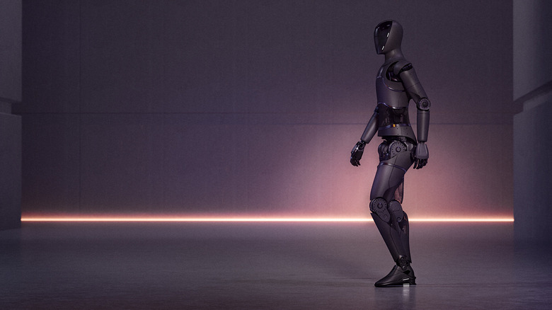 The Figure 01 robot walking
