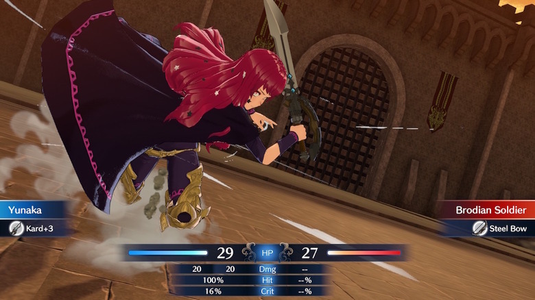 One of many dynamic and snappy critical attack animations
