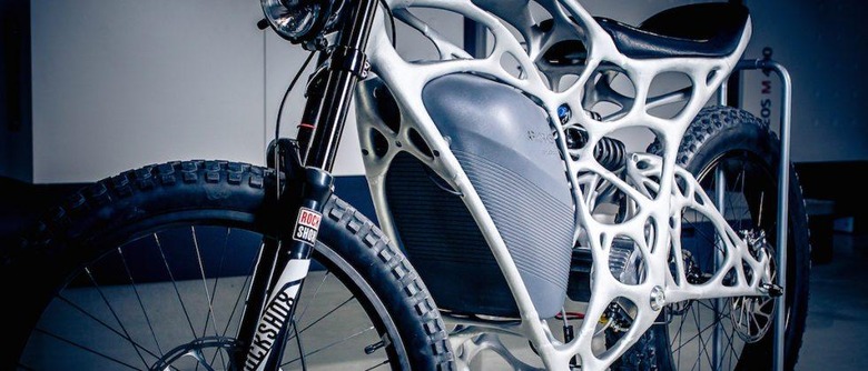 First 3D-printed motorcycle built by Airbus