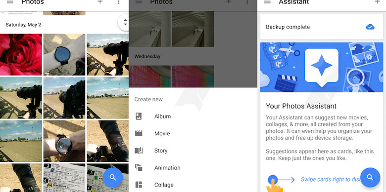First images of Android M's photos app surface