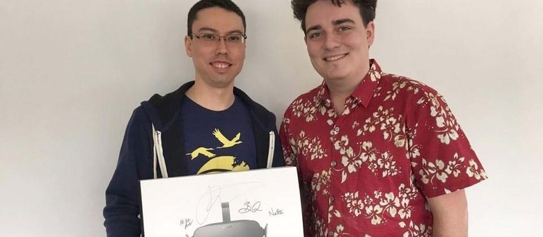 First Oculus Rift delivered in-person by founder Palmer Luckey