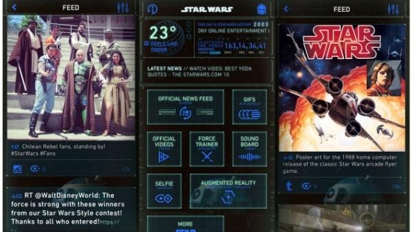 First official Star Wars app has Jedi selfies, news, and soundboard