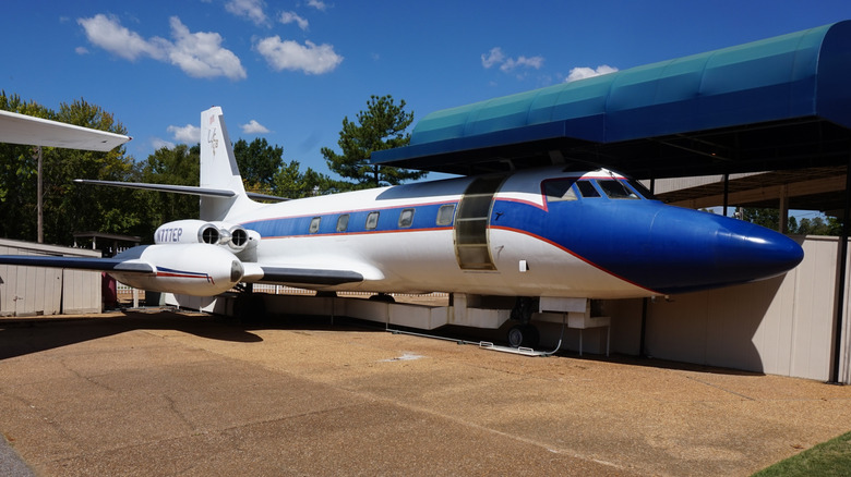 Lockheed JetStar on display