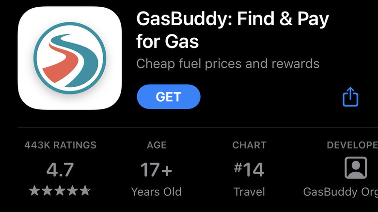 A gas price app