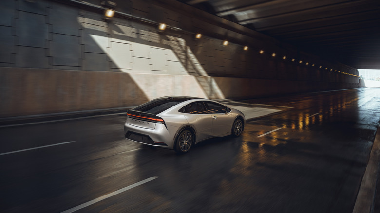 2023 Toyota Prius highway driving