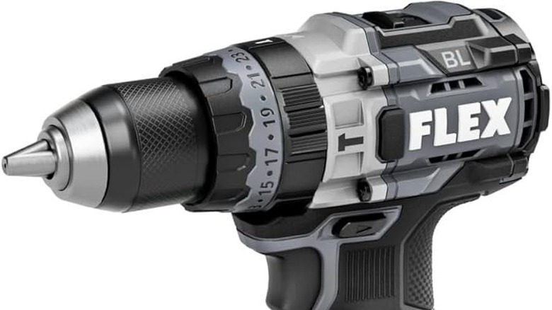A close up of a Flex Hammer drill