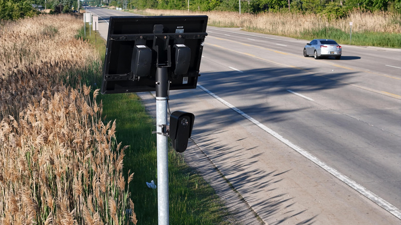 Flock Safety camera on pole