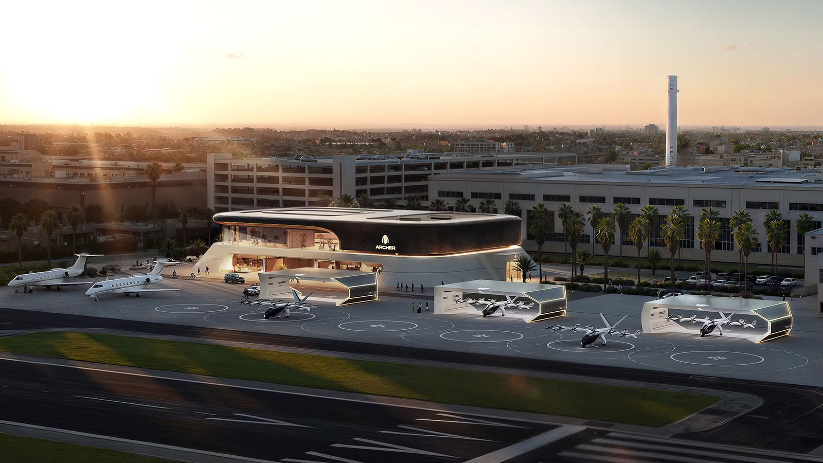 Flying Taxis Are Taking Over This CA Airport Just In Time For The Olympics – SlashGear