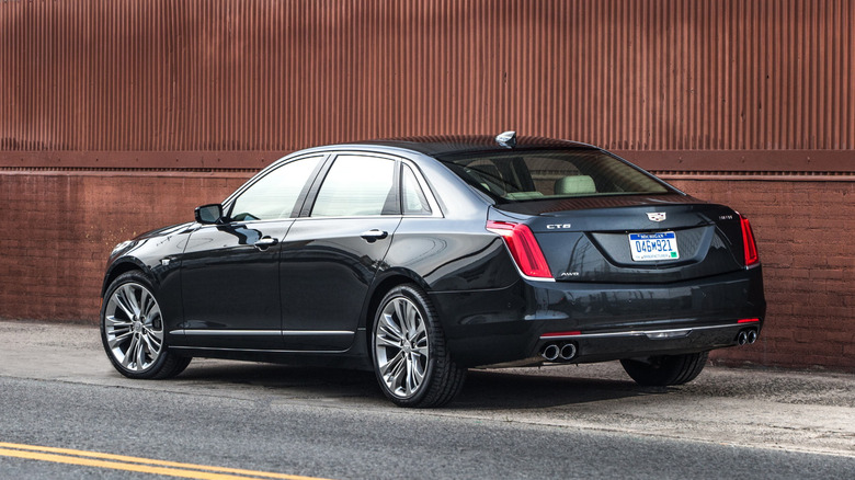 Cadillac CT6 sedan rear view