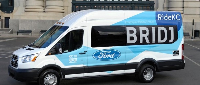 Ford challenges Uber in Kansas City with on-demand bus service