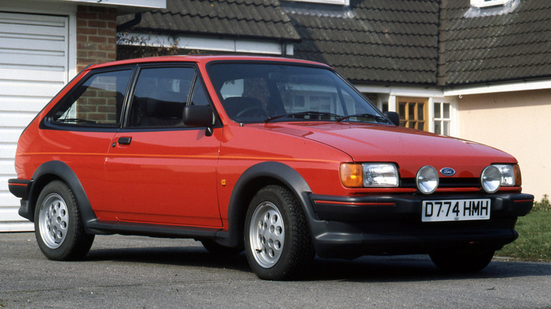 1987 Ford Fiesta car parked