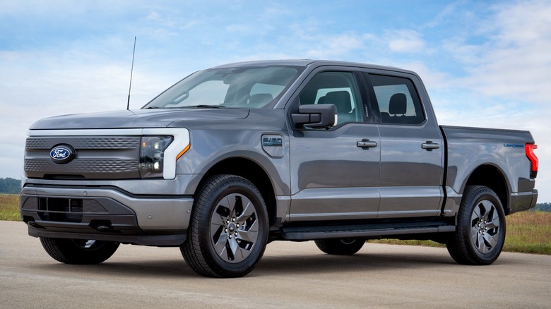 2024 Ford F-150 Lightning parked street