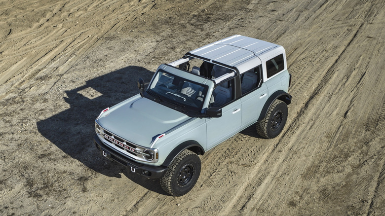 A 2021 model year Ford Bronco