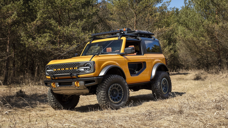 A 2021 model year Ford Bronco