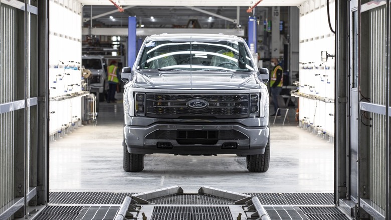 Ford F-150 Lightning production line