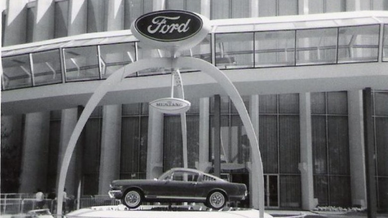1965 Ford Mustang on display