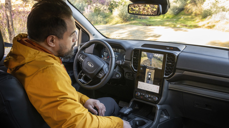 The interiors of a 2024 Ford Ranger