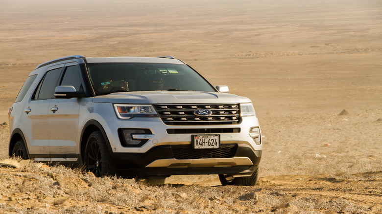 A previous generation Ford Explorer in Peru