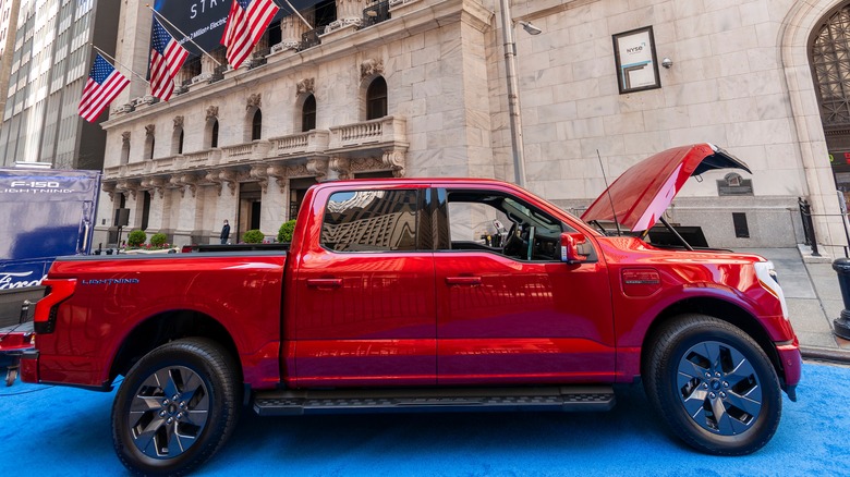 Ford F-150 Lightning EV charging