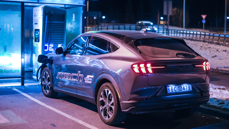 Ford Mustang Mach-E charging