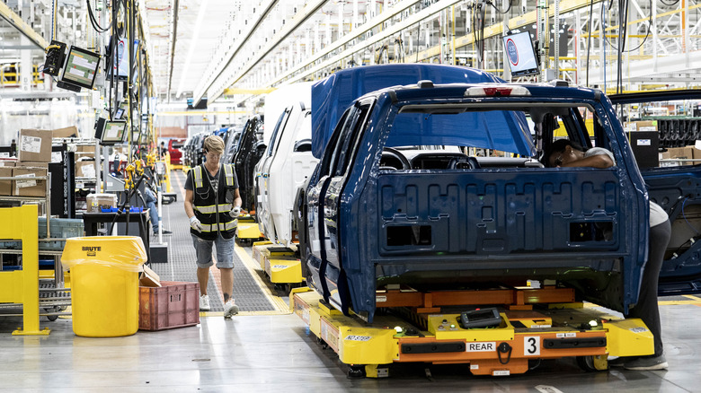 Ford truck construction